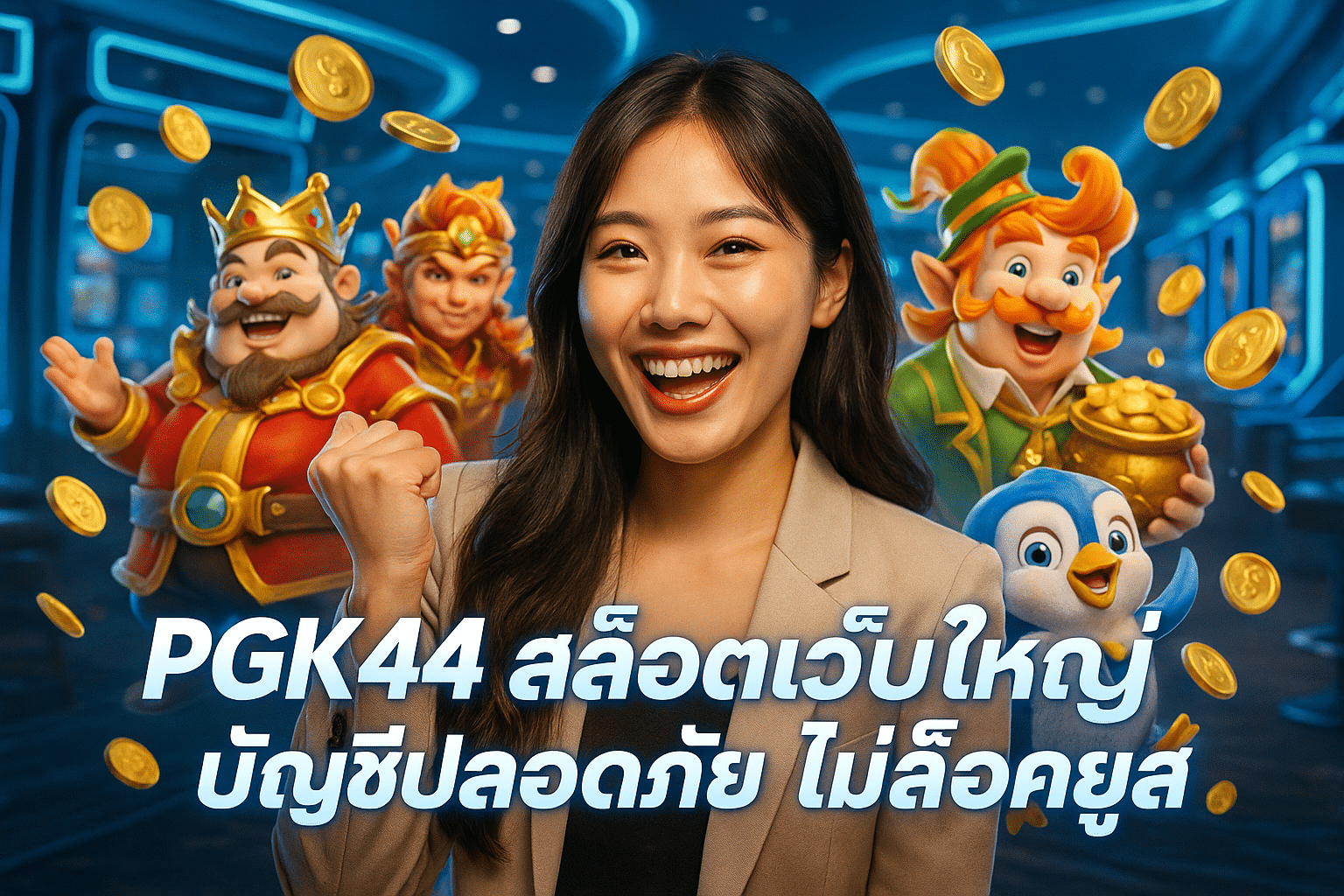 PGK44 สล็อตเว็บใหญ่ บัญชีปลอดภัย ไม่ล็อคยูส