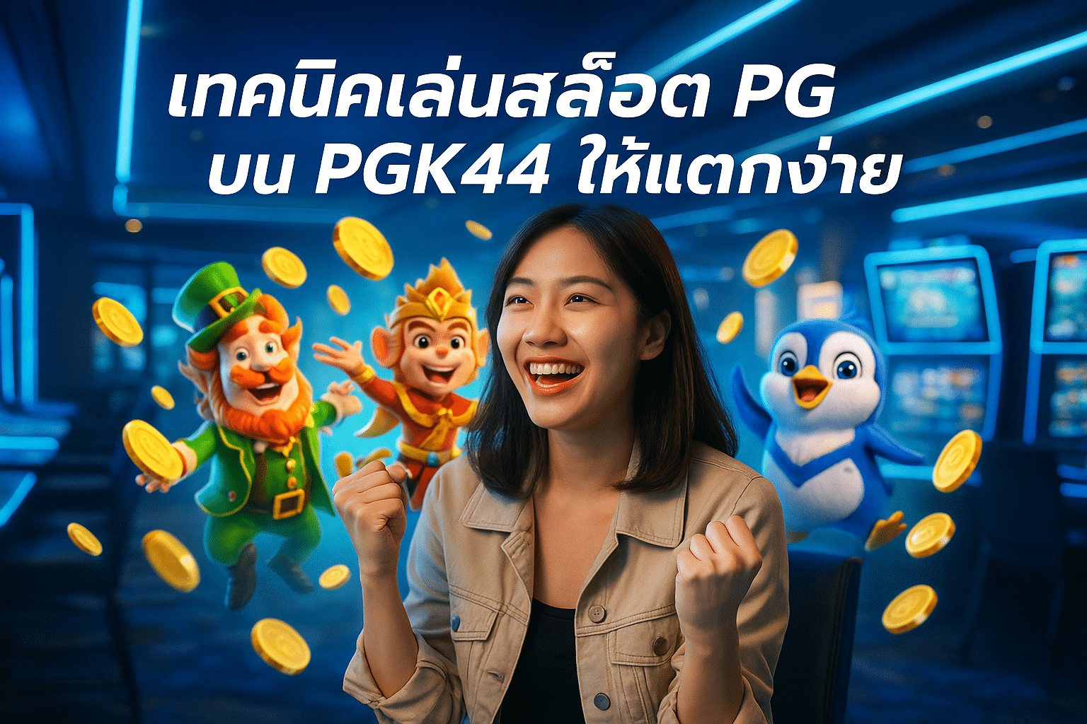 เทคนิคเล่นสล็อต PG บน PGK44 ให้แตกง่าย