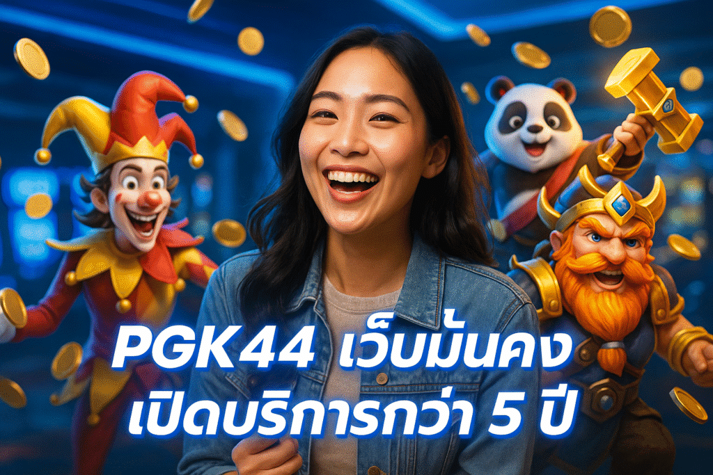 PGK44 เว็บมั่นคง เปิดบริการกว่า 5 ปี